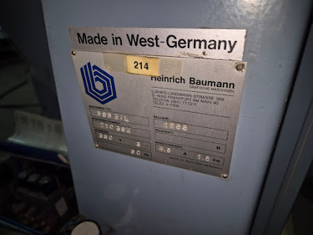 Вибростол с обжимом, Baumann 