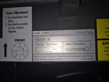 HP Indigo press 5500 s/n