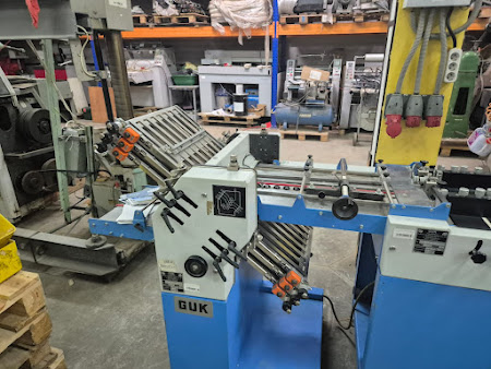 Фальцовка GUK зарядка(GUK Falzmaschinen D-78669 Typ  SAF 36 s/n 47542)