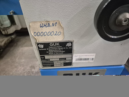 Фальцовка GUK зарядка(GUK Falzmaschinen D-78669 Typ  SAF 36 s/n 47542)